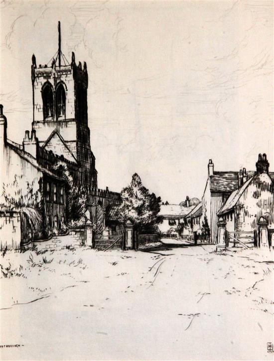 Edgar Holloway (1914-2008) Micklegate Bar, York, 1930,